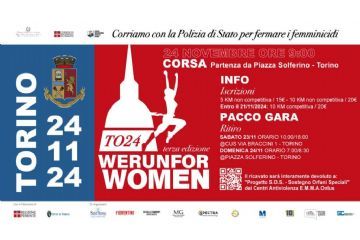 We run for women - corriamo con la Polizia di Stato per fermare i femminicidi